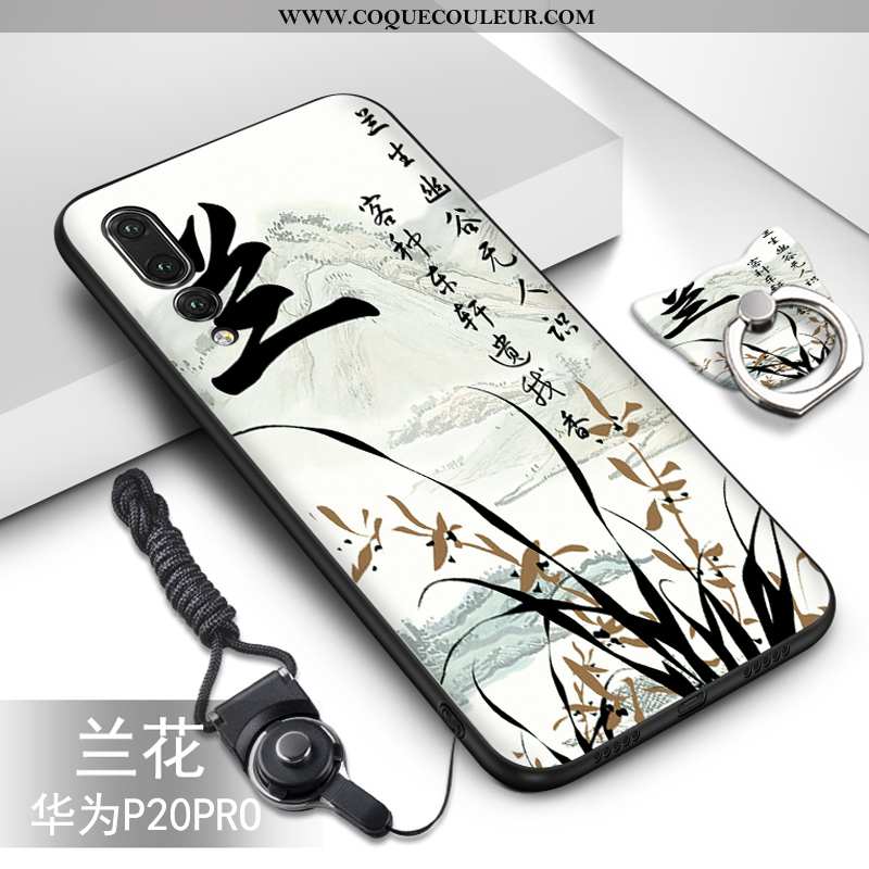 Coque Huawei P20 Pro Fluide Doux Dessin Animé Créatif, Housse Huawei P20 Pro Protection Ornements Su