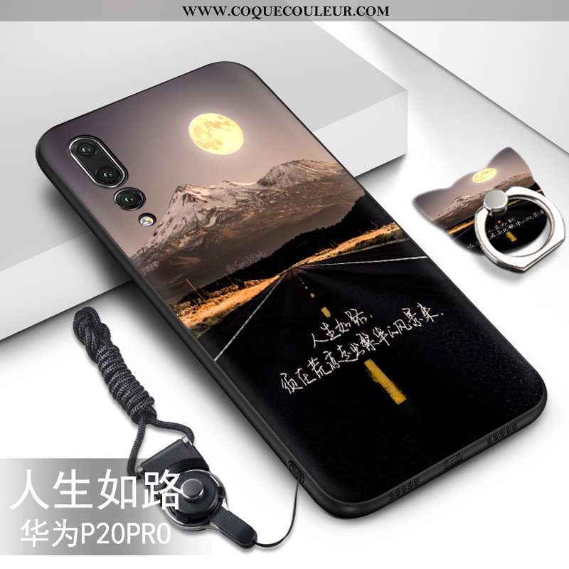 Coque Huawei P20 Pro Fluide Doux Dessin Animé Créatif, Housse Huawei P20 Pro Protection Ornements Su