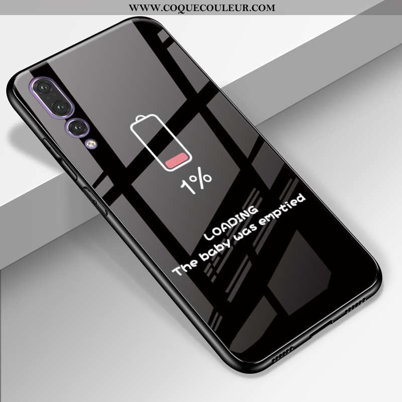 Coque Huawei P20 Pro Dessin Animé Mode Téléphone Portable, Housse Huawei P20 Pro Cuir Véritable Sili