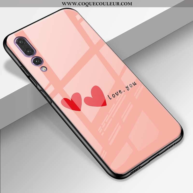 Coque Huawei P20 Pro Dessin Animé Mode Téléphone Portable, Housse Huawei P20 Pro Cuir Véritable Sili