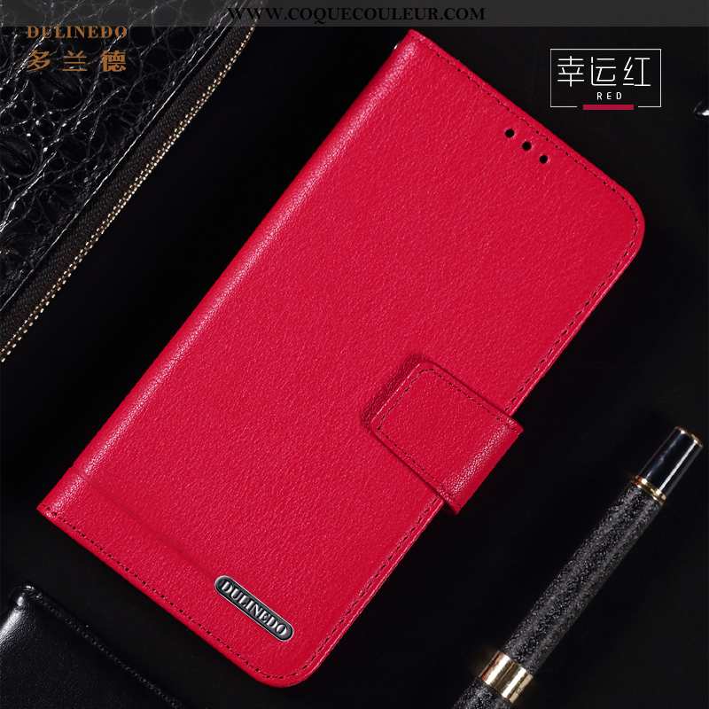 Coque Huawei P20 Pro Cuir Véritable Incassable Coque, Housse Huawei P20 Pro Protection Étui Marron