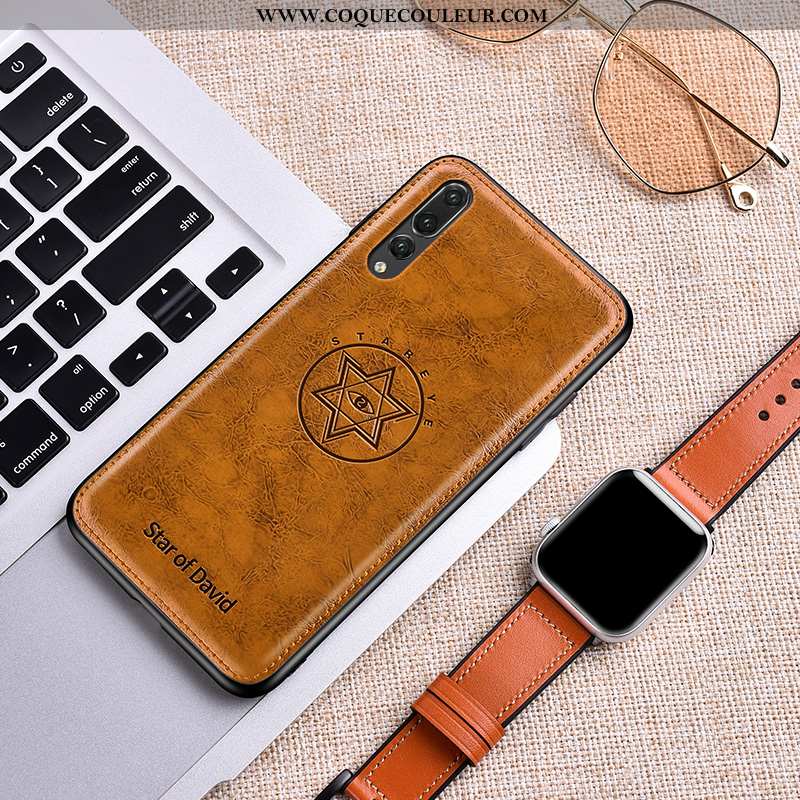 Coque Huawei P20 Pro Protection Tendance Mode, Housse Huawei P20 Pro Personnalité Fluide Doux Marron