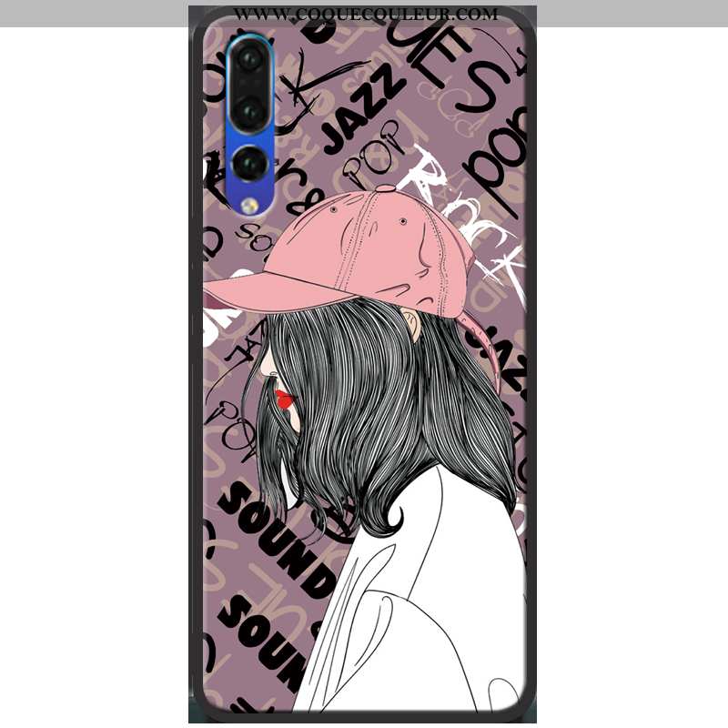 Housse Huawei P20 Pro Dessin Animé Tempérer Nouveau, Étui Huawei P20 Pro Coque Rose