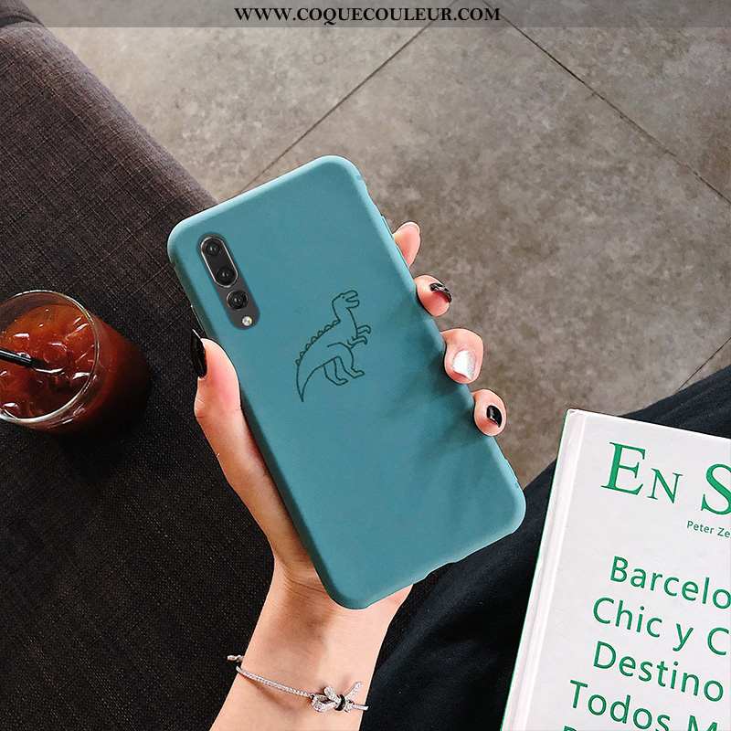 Coque Huawei P20 Pro Mode Simple Nouveau, Housse Huawei P20 Pro Délavé En Daim Tout Compris Rouge