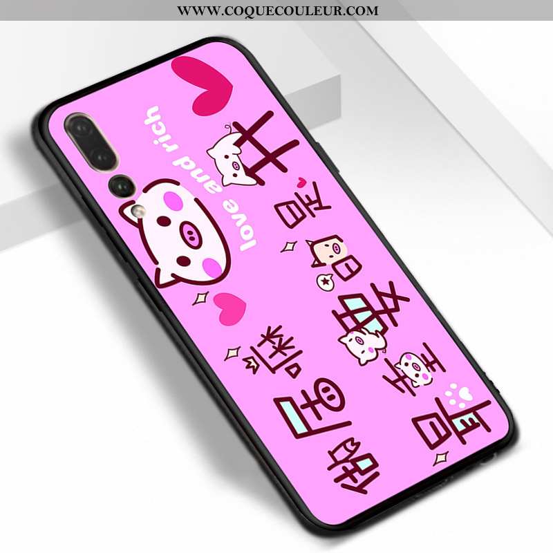 Coque Huawei P20 Pro Tendance Téléphone Portable Dessin Animé, Housse Huawei P20 Pro Silicone Violet