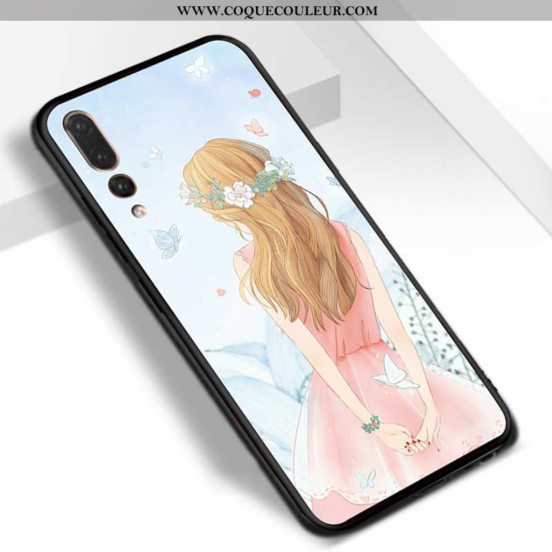 Coque Huawei P20 Pro Tendance Téléphone Portable Dessin Animé, Housse Huawei P20 Pro Silicone Violet