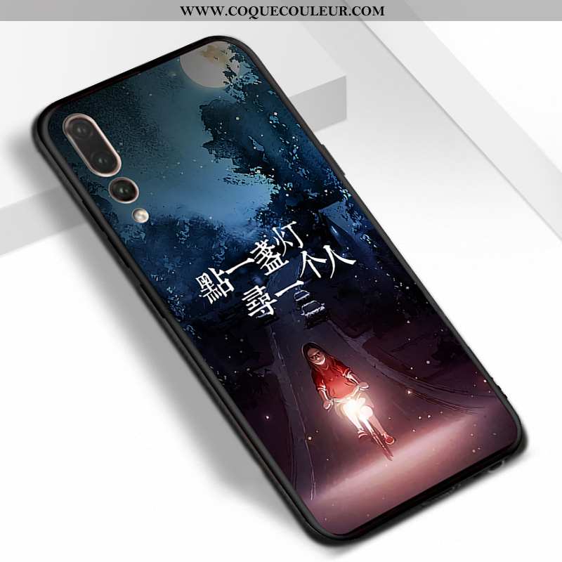 Coque Huawei P20 Pro Tendance Téléphone Portable Dessin Animé, Housse Huawei P20 Pro Silicone Violet