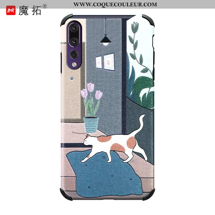 Coque Huawei P20 Pro Fluide Doux Étui Coque, Housse Huawei P20 Pro Protection Téléphone Portable Ble