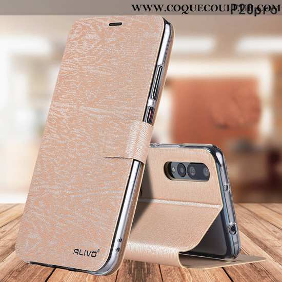 Coque Huawei P20 Pro Cuir Marron Protection, Housse Huawei P20 Pro Fluide Doux Silicone