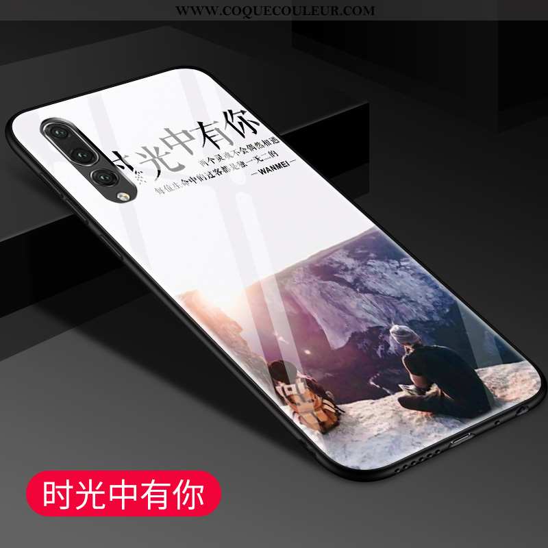 Étui Huawei P20 Pro Tendance Charmant Téléphone Portable, Coque Huawei P20 Pro Mode Amoureux Bleu