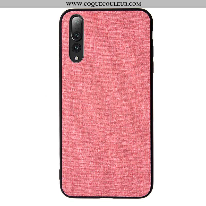 Coque Huawei P20 Pro Modèle Fleurie Toile Silicone, Housse Huawei P20 Pro Fluide Doux Protection Ble