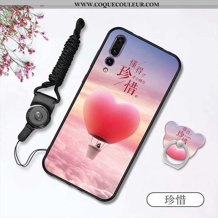 Étui Huawei P20 Pro Fluide Doux Tout Compris Téléphone Portable, Coque Huawei P20 Pro Rose