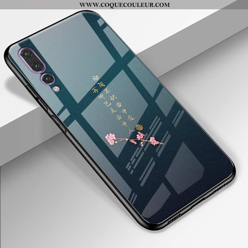 Housse Huawei P20 Pro Protection Amoureux Téléphone Portable, Étui Huawei P20 Pro Verre Délavé En Da