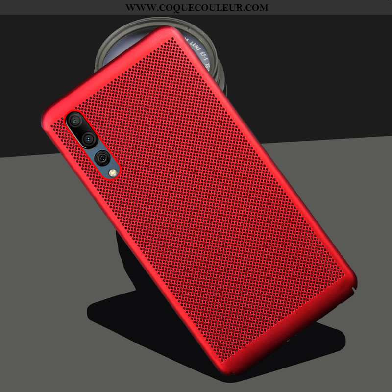 Housse Huawei P20 Pro Délavé En Daim Coque Bleu, Étui Huawei P20 Pro Protection Mesh Bleu