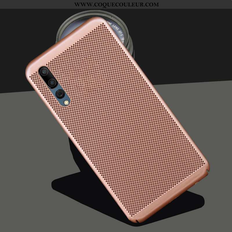 Housse Huawei P20 Pro Délavé En Daim Coque Bleu, Étui Huawei P20 Pro Protection Mesh Bleu