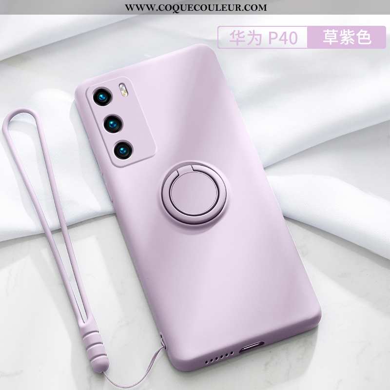 Housse Huawei P30 Légère Vent Tendance, Étui Huawei P30 Silicone Frais Rose