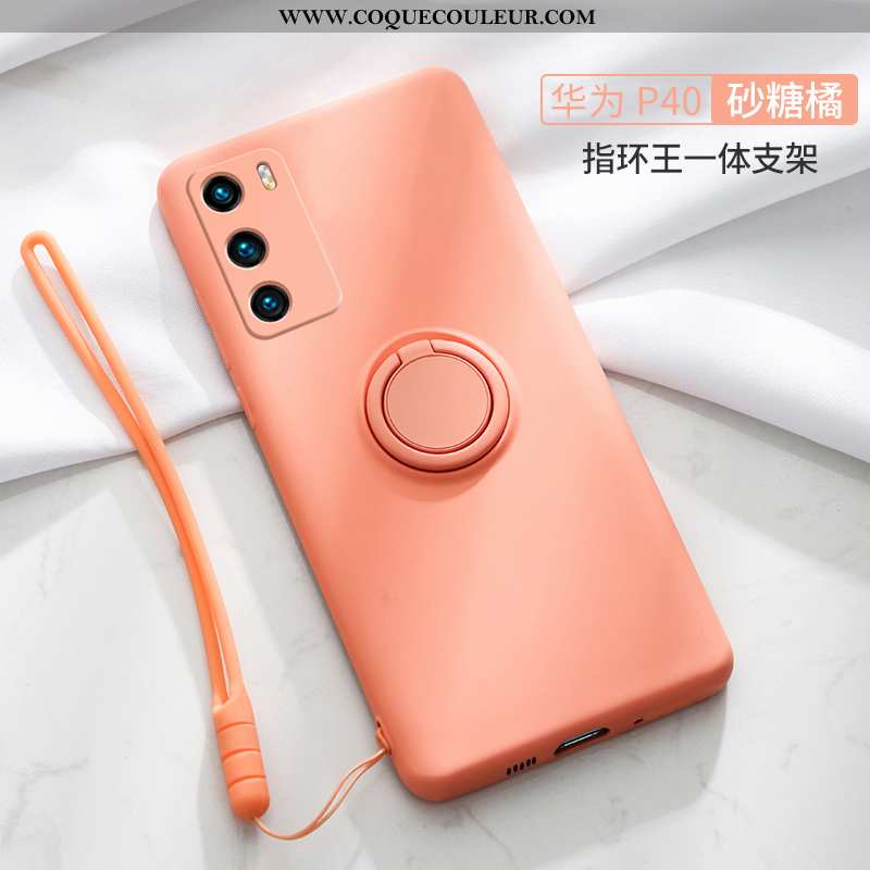 Housse Huawei P30 Légère Vent Tendance, Étui Huawei P30 Silicone Frais Rose