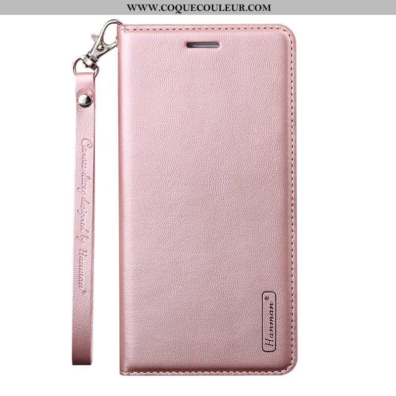 Housse Huawei P30 Mode Téléphone Portable, Étui Huawei P30 Ornements Suspendus Cuir Véritable Rose