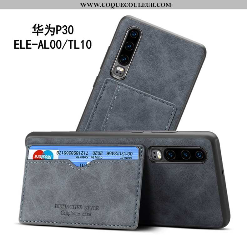 Housse Huawei P30 Protection Téléphone Portable Étui, Étui Huawei P30 Légère Gris