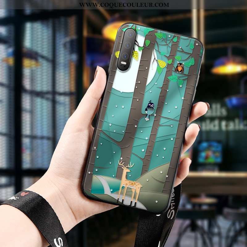 Coque Huawei P30 Protection Dessin Animé Silicone, Housse Huawei P30 Délavé En Daim Enfant Bleu