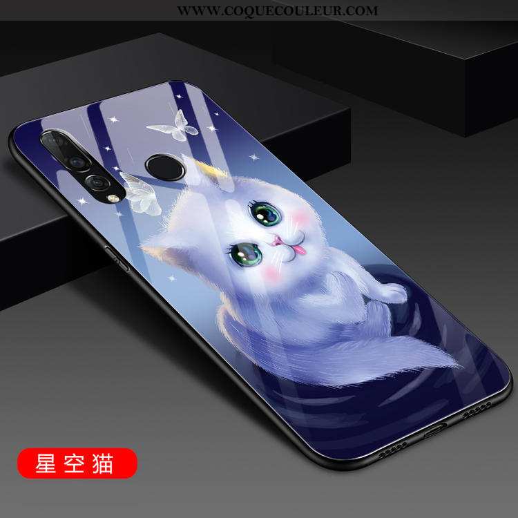 Housse Huawei P30 Lite Personnalité Rose Jeunesse, Étui Huawei P30 Lite Tendance Téléphone Portable