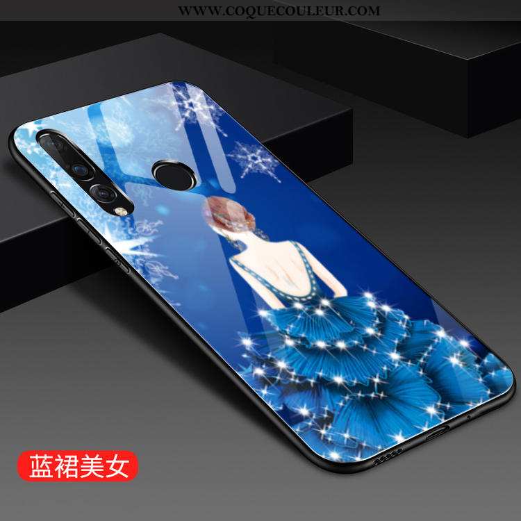 Housse Huawei P30 Lite Personnalité Rose Jeunesse, Étui Huawei P30 Lite Tendance Téléphone Portable