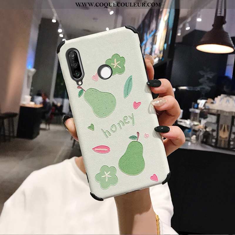 Étui Huawei P30 Lite Charmant Tout Compris Nouveau, Coque Huawei P30 Lite Fluide Doux Dessin Animé V