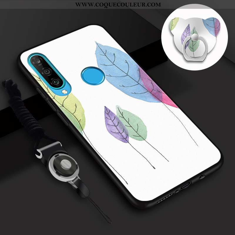 Housse Huawei P30 Lite Dessin Animé Étui Personnalité, Huawei P30 Lite Charmant Incassable Rose