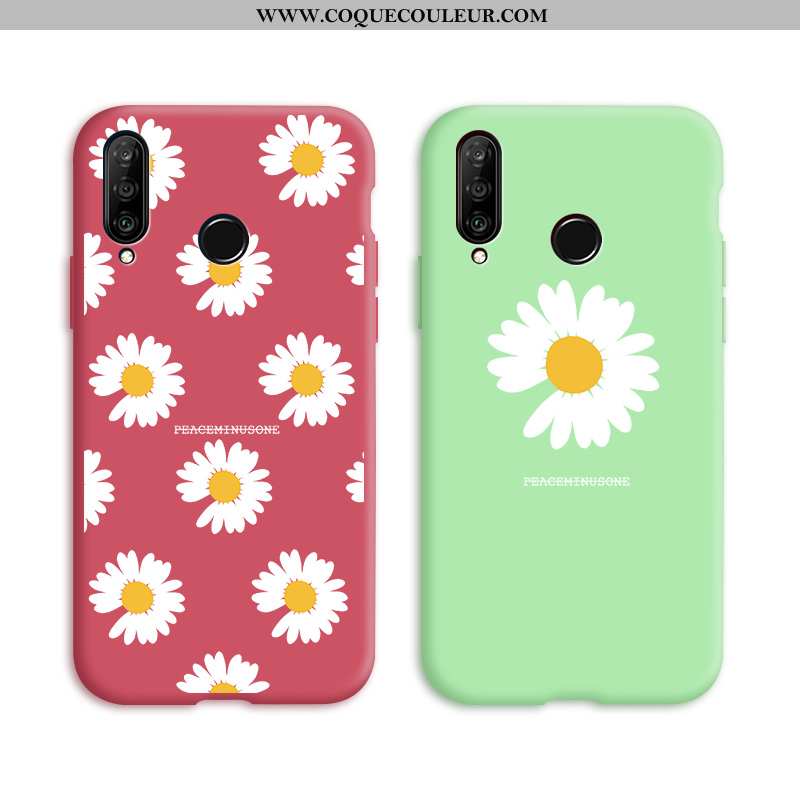 Housse Huawei P30 Lite Mode Fluide Doux Personnalité, Étui Huawei P30 Lite Protection Téléphone Port