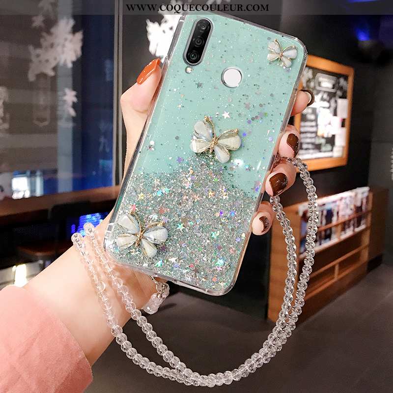 Coque Huawei P30 Lite Silicone Protection Fluide Doux, Housse Huawei P30 Lite Mode Téléphone Portabl