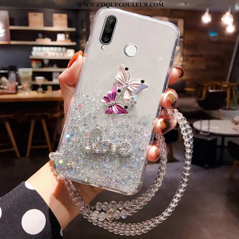 Coque Huawei P30 Lite Silicone Protection Fluide Doux, Housse Huawei P30 Lite Mode Téléphone Portabl