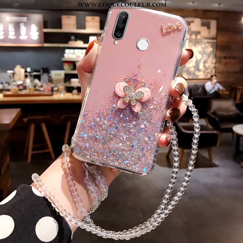 Coque Huawei P30 Lite Silicone Protection Fluide Doux, Housse Huawei P30 Lite Mode Téléphone Portabl