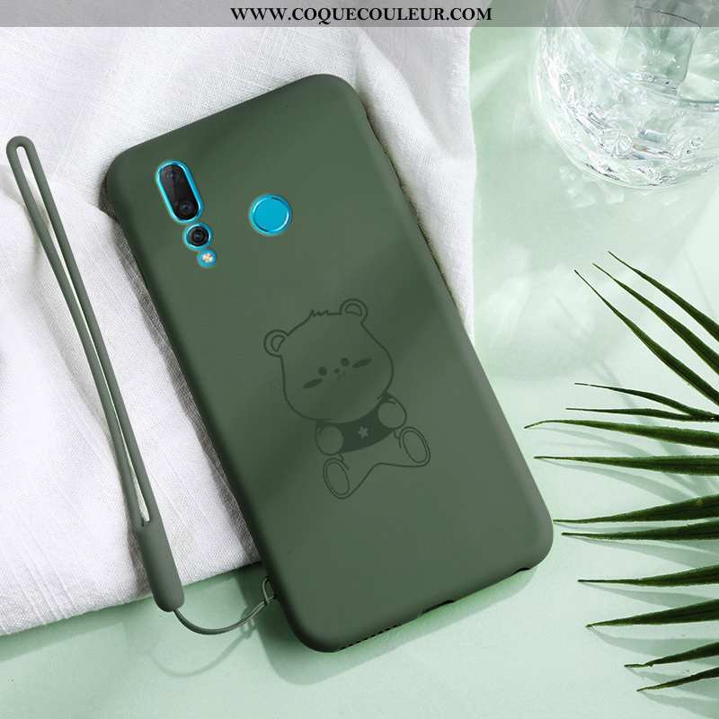 Coque Huawei P30 Lite Xl Ultra Simple Créatif, Housse Huawei P30 Lite Xl Tendance Verte