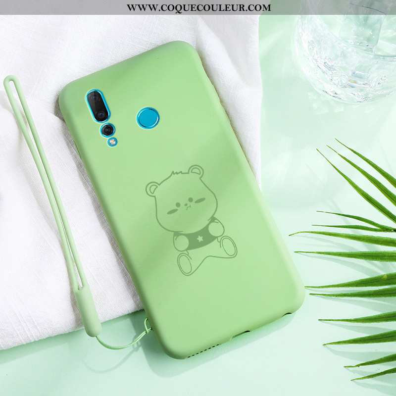 Coque Huawei P30 Lite Xl Ultra Simple Créatif, Housse Huawei P30 Lite Xl Tendance Verte