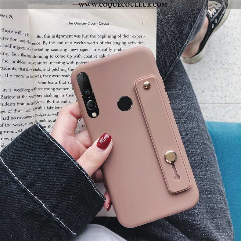 Étui Huawei P30 Lite Xl Silicone Simple, Coque Huawei P30 Lite Xl Protection Rose