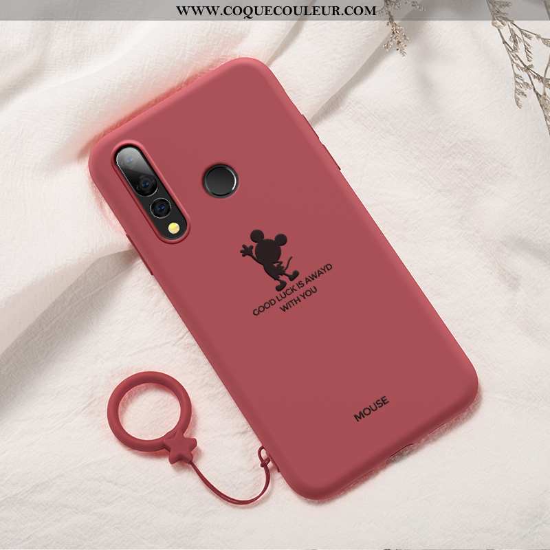 Étui Huawei P30 Lite Xl Protection Rouge Net Rouge, Coque Huawei P30 Lite Xl Personnalité Tendance