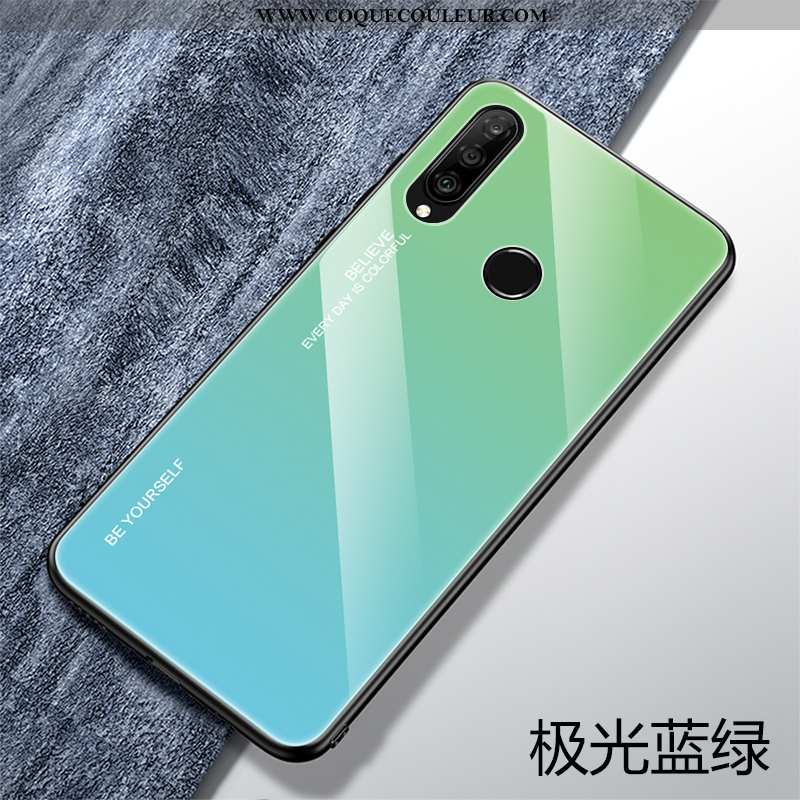 Housse Huawei P30 Lite Xl Personnalité Verre Silicone, Étui Huawei P30 Lite Xl Créatif Protection Ve