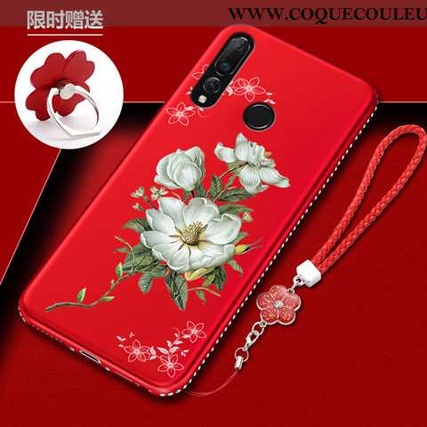 Étui Huawei P30 Lite Xl Protection Rouge Fluide Doux, Coque Huawei P30 Lite Xl Tendance