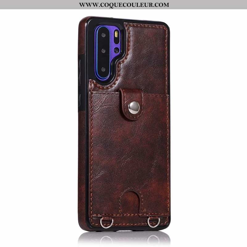 Coque Huawei P30 Pro Protection Vin Rouge Étui, Housse Huawei P30 Pro Ornements Suspendus Fluide Dou