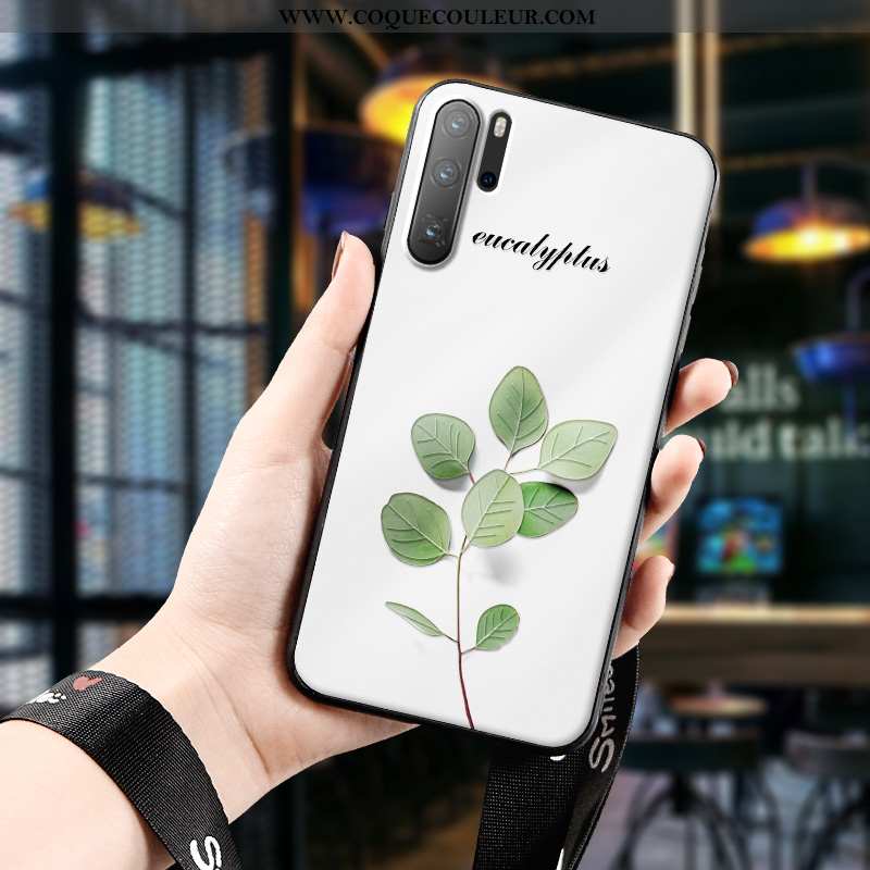 Coque Huawei P30 Pro Fluide Doux Incassable Art, Housse Huawei P30 Pro Silicone Délavé En Daim Verte