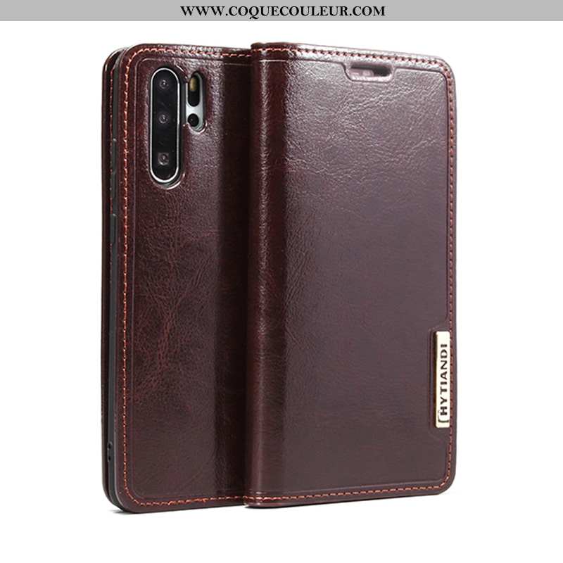 Housse Huawei P30 Pro Cuir Coque Tout Compris, Étui Huawei P30 Pro Fluide Doux Téléphone Portable Ma