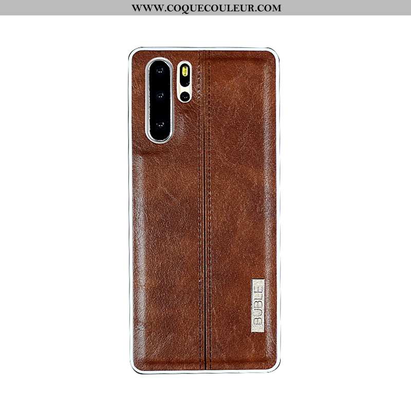 Coque Huawei P30 Pro Protection Tout Compris Business, Housse Huawei P30 Pro Cuir Véritable Tendance