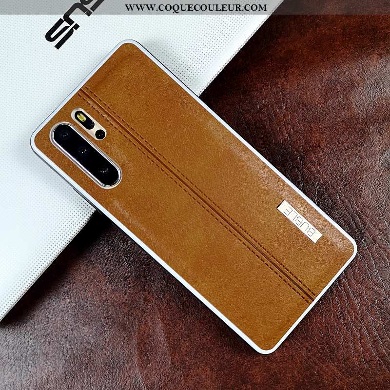 Coque Huawei P30 Pro Protection Tout Compris Business, Housse Huawei P30 Pro Cuir Véritable Tendance