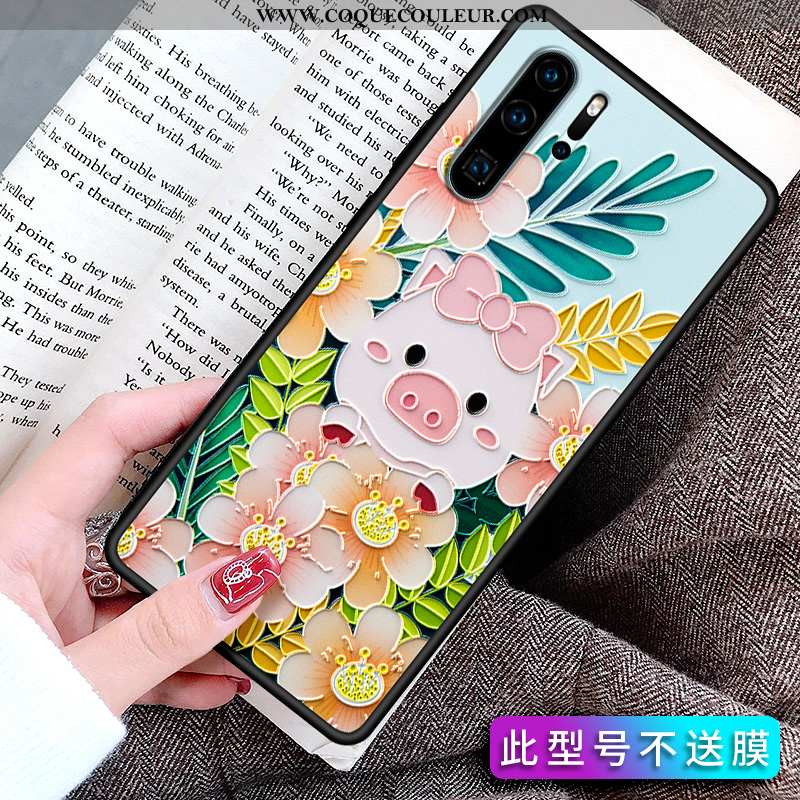 Coque Huawei P30 Pro Délavé En Daim Multicolore Silicone, Housse Huawei P30 Pro Personnalité Protect