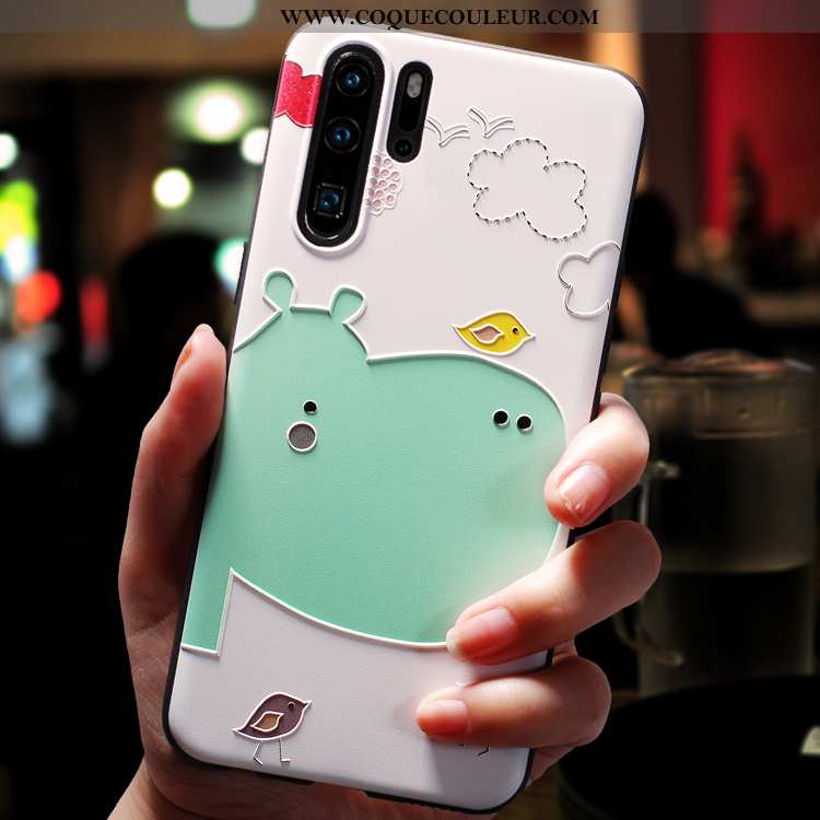 Coque Huawei P30 Pro Tendance Tout Compris Coque, Housse Huawei P30 Pro Légère Silicone Verte