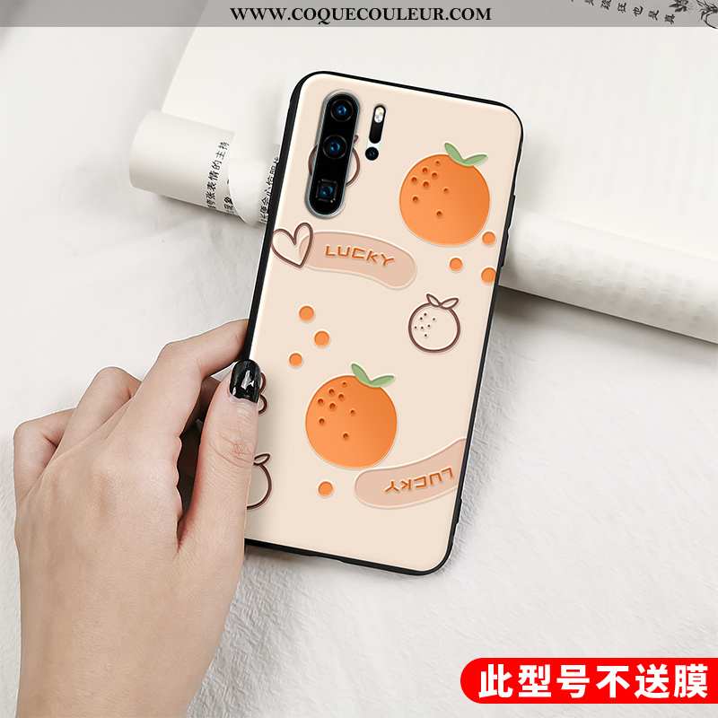 Coque Huawei P30 Pro Silicone Tendance Coque, Housse Huawei P30 Pro Protection Gaufrage Verte