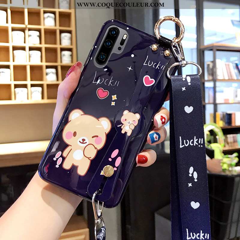 Coque Huawei P30 Pro Tendance Étui Coque, Housse Huawei P30 Pro Fluide Doux Blanc Pur