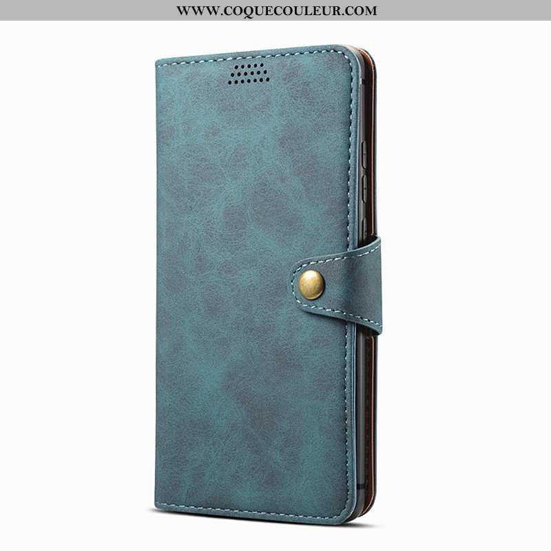 Étui Huawei P30 Pro Portefeuille Carte Vert, Coque Huawei P30 Pro Cuir Housse Verte