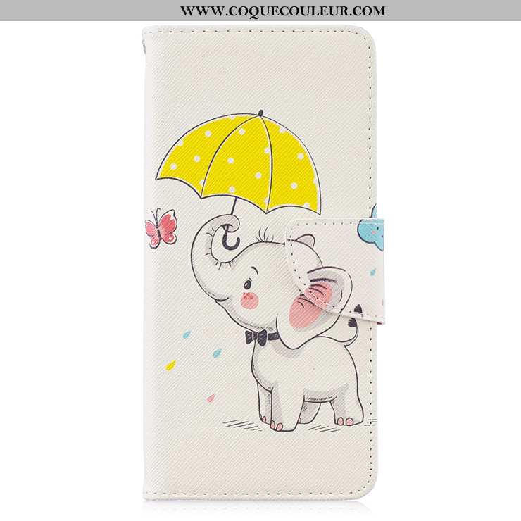 Étui Huawei P30 Pro Dessin Animé Tout Compris Étui, Coque Huawei P30 Pro Cuir Fluide Doux Noir