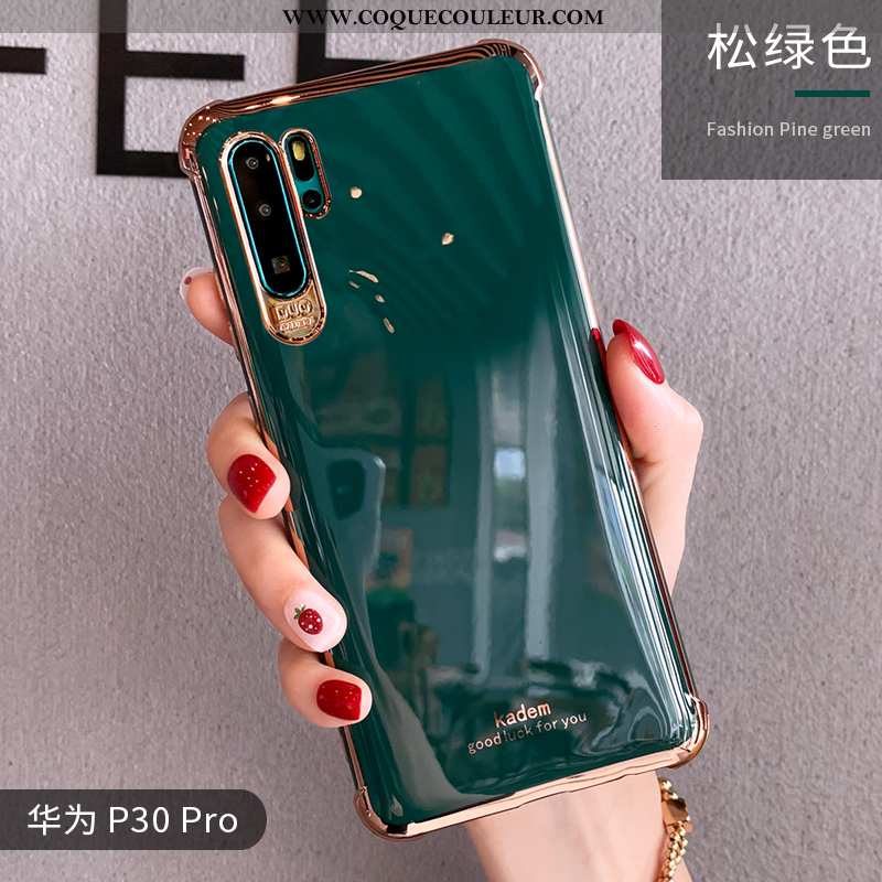 Coque Huawei P30 Pro Personnalité Rose Amoureux, Housse Huawei P30 Pro Créatif Orange